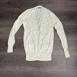 J. Crew Light Green Button-Up Cardigan